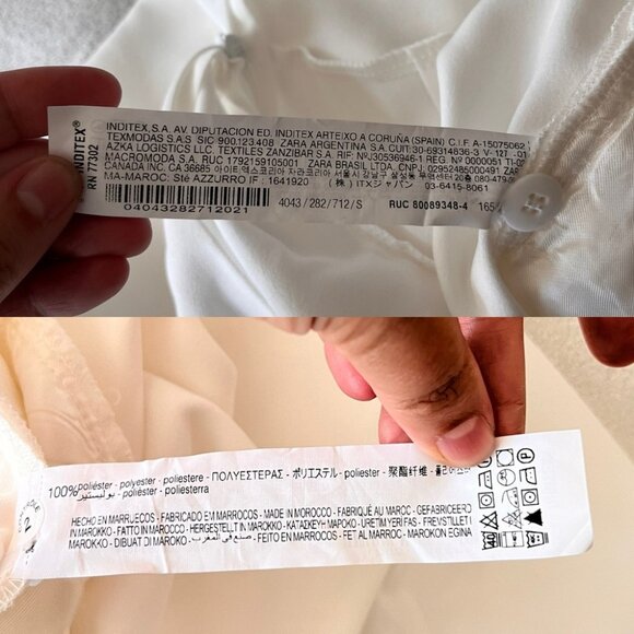 NWT ZARA White Sleeveless Cowl Neck Belted Jumpsuit S BLOGGER FAV - Picture 12 of 16